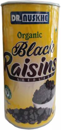 Dr Nuskhe Black Raisins {Kali Kishmish} in Pet Jar packing