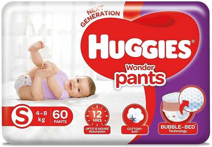 Huggies Wonder Pants, Small Size Diapers, S 60 - S