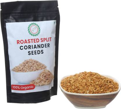 Seed Essentials Roasted Split Coriander Seeds | Multiple Benefits | Pack of 1 Cattail Seeds