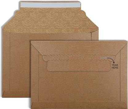 Mehta Envelope Mfg Co Rigid Mailer Envelopes 430 GSM, Stays Flat - No Bend, C5 Size : 9 x 6.25 inches Envelopes