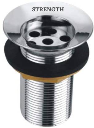 Strength Stainless Steel Full Thread Waste Coupling For Wash Basin ( PREMIUM QUALITY) - 1 PACK OF WASTE COUPLING Health  Faucet