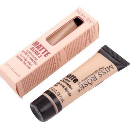 MISS ROSE Full Coverage Matte Liquid  Foundation
