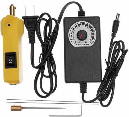 Pinaka Best Electric Removal of Adhesive Rod for Mobile/Tablet or Any LCD/Display Screen Glue Remover Tool, OCA Glue Grinder Rubber Separator Complete Set Adjustable Temperature Corded Glue Gun