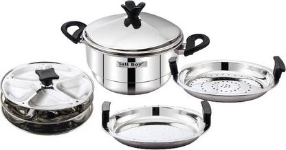 Tallboy Trigon Multi Utility Steamer Induction & Standard Idli Maker