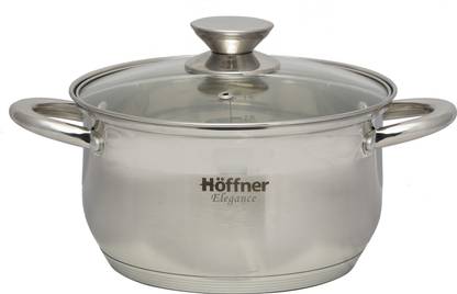 Hoffner Big Belly Series Cook & Serve Pot 18 cm diameter 2 L capacity with Lid