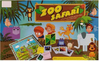 Jsk enterprise Zoo Safari Educational Quiz Educational Board Games Board Game Educational Board Games
