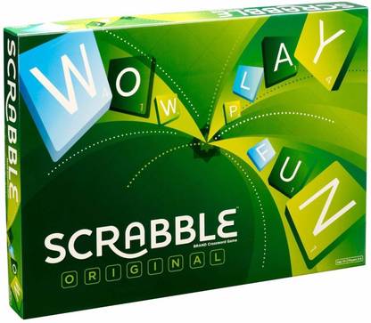 lingokids Scrabble Board Game, Word, Letters Game, Multi Color Dart Board Game