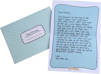 Oye Happy Letter for New Mom - Best Message for Expecting Mothers Greeting Card