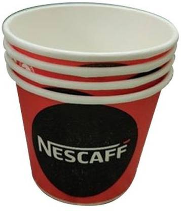 KRISHZONE Pack of 100 Paper Disposable Paper cup 150ML