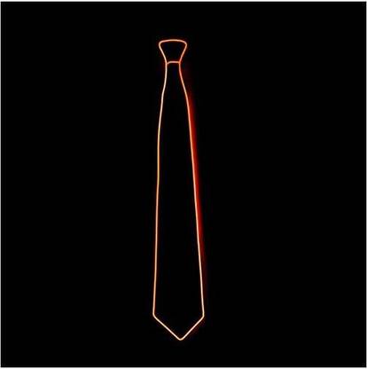 Suncentech Luminous LED Tie Adjustable Flashing LED Light Up Tie, Novelty Party Favor Glowing Tie