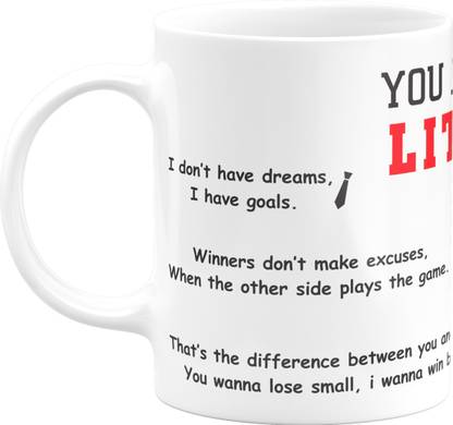 Eagletail India Suits TV Series Harvey Specter Mike Ross Multiple Quotes Motivational Ceramic Coffee Mug