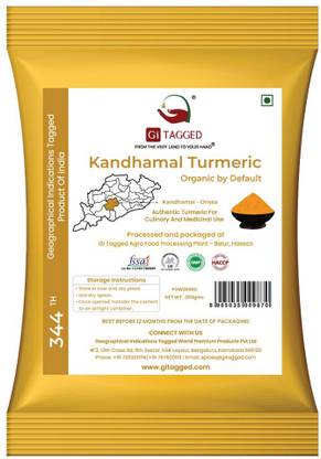 GiTAGGED Pure Kandhamal Turmeric Powder