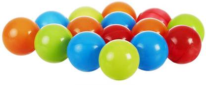 Balaji International Big Colorful Plastic Balls Pack of 24 Balls Size 8cm for kids to play ,For Pool Use Also Can be Used in Ball Pit Multipurpose Pool