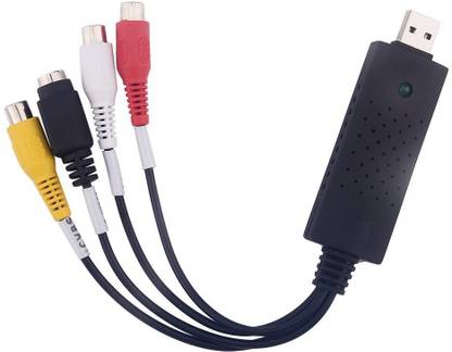 microware  TV-out Cable The VHS to Digital Converter USB 2.0 Video Converter Audio Capture Card VHS Box VHS VCR TV to Digital Converter Support Win 2000/Win Xp/ Win Vista /Win 7/Win 8/ Win 10 Linux Mac/Android