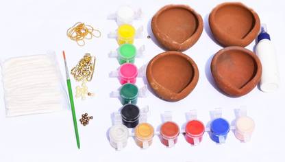 Knoweave 10 Piece Diya Painting Kit