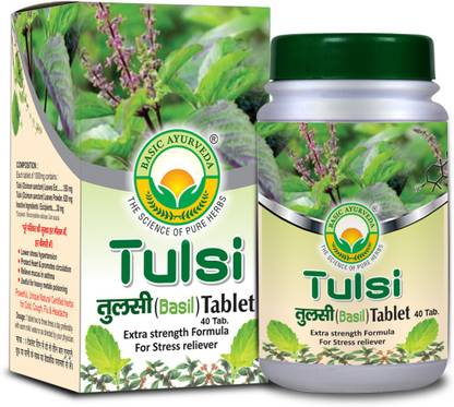 Basic Ayurveda Tulsi (Basil) Tablet