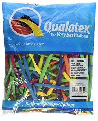 Qualatex Solid 260Q Biodegradable Latex Balloons 100-Units per pack (1-Pack) Balloon