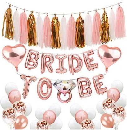 Set Includes 1 Mylar Ring Bal Bachelorette Party Decorations Kit Bridal Shower