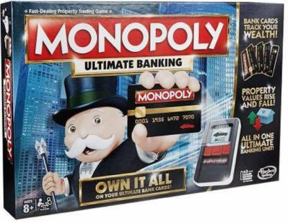 Hasbro Monopoly Ultimate Banking Board Game B6677 Money & Assets Board Game