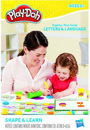 Hasbro Play-Doh Shape and Learn Letters and Language B3407 Educational Board Games