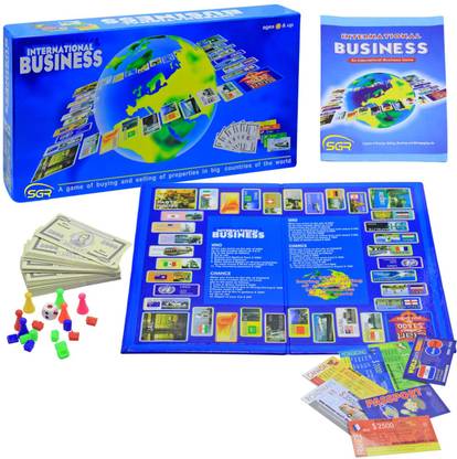 एस जी आर International Business A Board Game. Kids Toys Games, Bonanza Game of Money Party & Fun Games Board Game बोर्ड गेम