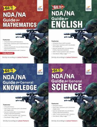 Go to Nda/ Na Study Package for Mathematics, English, General Knowledge & Science