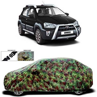 ANTHUB Car Cover For Toyota Etios Cross (With Mirror Pockets)