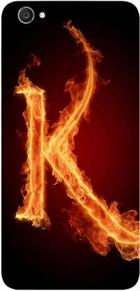 AHARIN Back Cover for VIVO Y55s Printed K, K Letter, K Alphabet, Design, Name