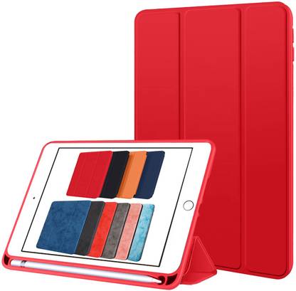 DuraSafe Cases Front & Back Case for iPad 9.7 Inch 5 / 6 [iPad 5th 6th Gen ][ A1893 A1954 A1822 A1823 ] TriFold Pencil Holder Cover