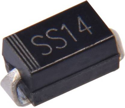 shockley electronics 1N5819 SS14 DIODE High Frequency Surface-Mount Schottky Barrier Rectifier SMA ( DO-214AC ) , Pack of 25 Electronic Components Electronic Hobby Kit