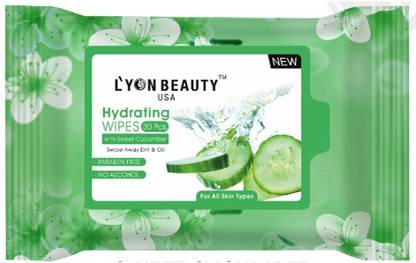 L'YON BEAUTY Wet Wipes Flavour Cucumber
