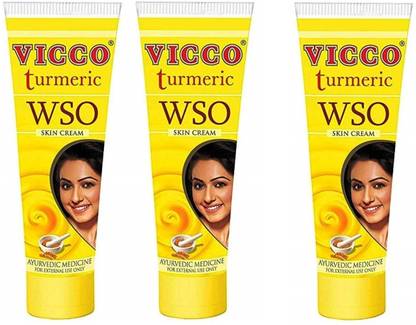VICCO WSO Turmeric Skin Cream 3 x 15 G Packs