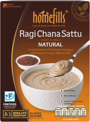 Homefills RAGI CHANA SATTU(NATURAL)_500G