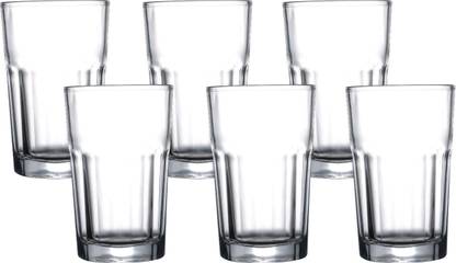 WELLBERG (Pack of 6) Coke Drinking Glass Set of 6 WBIN-50552 Glass Set Water/Juice Glass