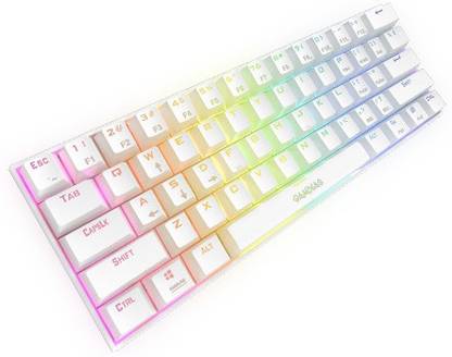 GAMDIAS Hermes E3 RGB Wired USB Tenkeyless Gaming Keyboard Compatible with Desktop, Laptop, Mac