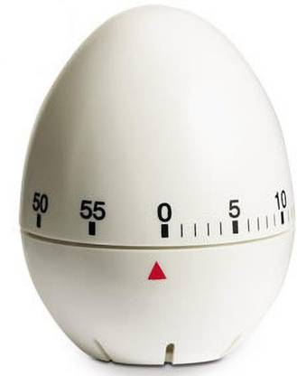 sasy Kitchen Timer, Egg Shaped Mechanical Rotating Alarm with 60 Minutes for Cooking Digital Kitchen Timer Analog Kitchen Timer