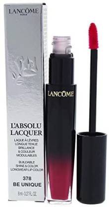 LANCOME Labsolu Lacquer Lipstick, 378 Be Unique, 0.27 Ounce