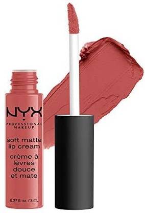 NYX PROFESSIONAL MAKEUP Soft Matte Lip Cream, High-Pigmented Cream Lipstick - Zurich, Matte Muted Rose