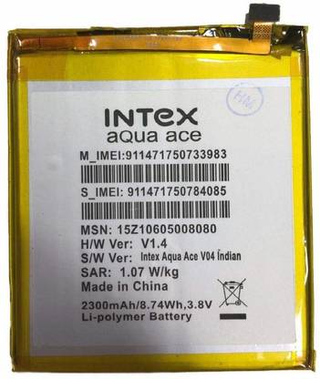 GIFFEN Mobile Battery For  Intex Aqua Ace