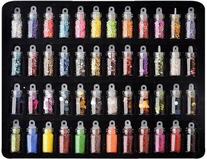 AncientKart Glitter and Fimo Set for mail Art set of 48
