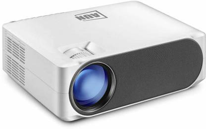 AUN AKEY6S Full Android Version 6500 Lumen, 300 inch Display, 3D Ready 4k FullHD Projector 1920x1080P 1GB RAM/8GBROM Wi-Fi Bluetooth Miracast Home Theatre Projector WHITE (6500 lm) Projector