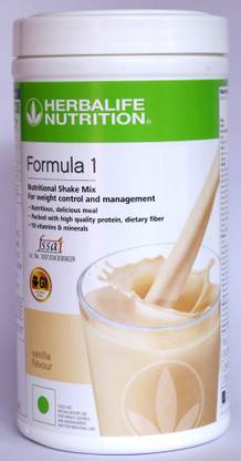 HERBALIFE Formula 1 Nutritional Shake Mix - Vanilla Flavor For Weight Management Plant-Based Protein
