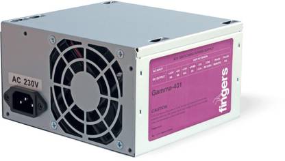 FINGERS GAMMA 401 450 Watts Computer PSU with 3 SATA Cables
