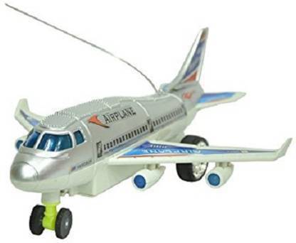 LooknlveSports Remote Control Aeroplane 2 Channel Radio Control Plane (Running, Not Flying) For Child