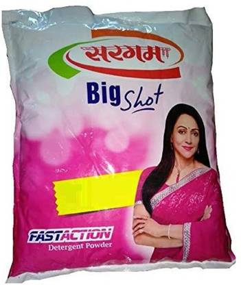 Sargam Big Shot Washing Powder (3 KG) - Pack Of 1 Detergent Powder