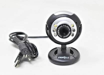 FRONTECH WEB CAM WEBCAM 3  Webcam with Built-In Microphone USB Connectivity