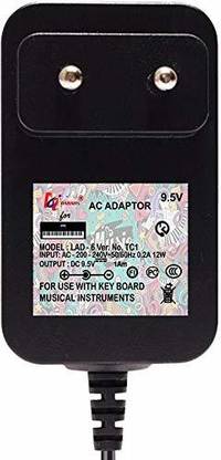 Darahs Replacement Casio DC 9.5V / 1 AMP Volt Mains Adapter For (SA-47,46,77,76) Select Casio Keyboards / Digital Piano / Synthesizers etc Worldwide Adaptor
