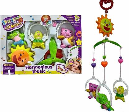 KC COLLECTION Hanging Musical Cartoons Hanging Toy for Toddlers New-Born Babies Rattle
