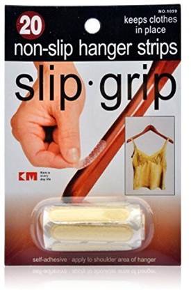 Sukot 20 PCs Self Adhesive Non Slip Hanger Grip Keeps Clothes in Place 5 cm Double-sided Tape