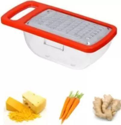 Fulgurant Cheese Grater Vegetable Grater Slicer Kaddukas with Storage Box Vegetable & Fruit Grater